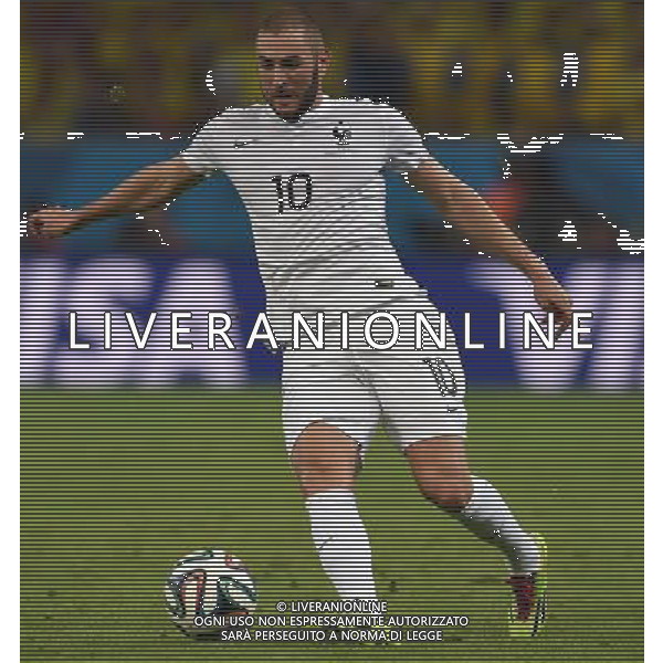 FIFA World Cup Brasile 2014 Gruppo E Rio de Janeiro - 25.06.2014 Ecuador-Francia Nella Foto:Benzema Karim /Ph.Vitez-Ag. Aldo Liverani