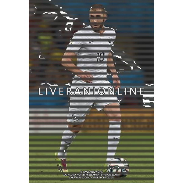 FIFA World Cup Brasile 2014 Gruppo E Rio de Janeiro - 25.06.2014 Ecuador-Francia Nella Foto:Benzema Karim /Ph.Vitez-Ag. Aldo Liverani