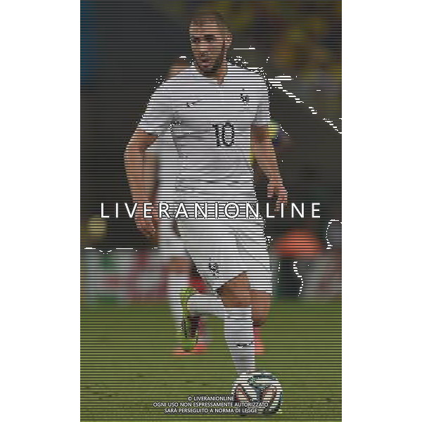 FIFA World Cup Brasile 2014 Gruppo E Rio de Janeiro - 25.06.2014 Ecuador-Francia Nella Foto:Benzema Karim /Ph.Vitez-Ag. Aldo Liverani