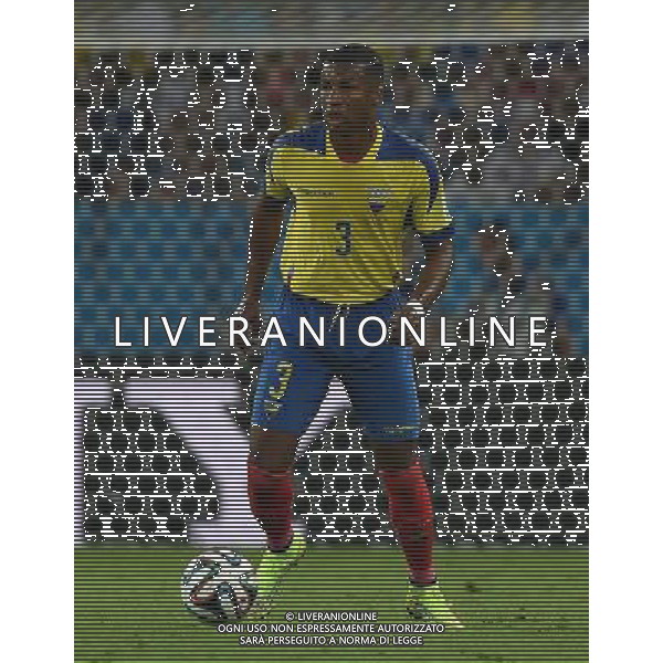 FIFA World Cup Brasile 2014 Gruppo E Rio de Janeiro - 25.06.2014 Ecuador-Francia Nella Foto:Erazo Frickson /Ph.Vitez-Ag. Aldo Liverani