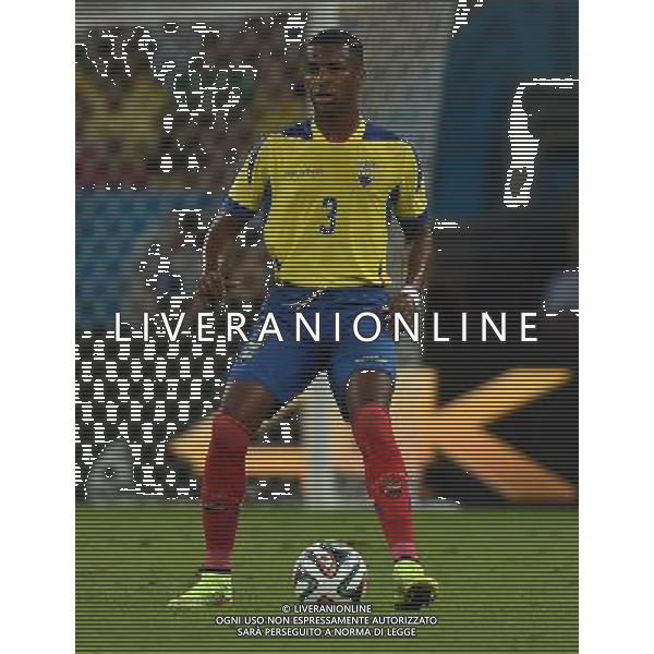 FIFA World Cup Brasile 2014 Gruppo E Rio de Janeiro - 25.06.2014 Ecuador-Francia Nella Foto:Erazo Frickson /Ph.Vitez-Ag. Aldo Liverani