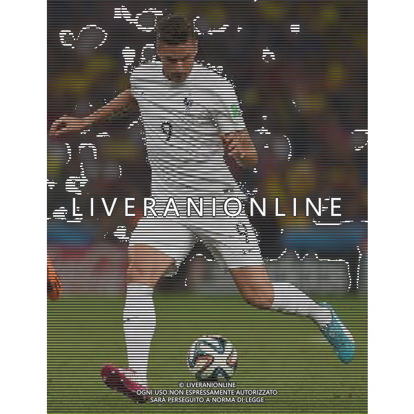 FIFA World Cup Brasile 2014 Gruppo E Rio de Janeiro - 25.06.2014 Ecuador-Francia Nella Foto:Giroud Olivier /Ph.Vitez-Ag. Aldo Liverani