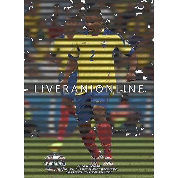 FIFA World Cup Brasile 2014 Gruppo E Rio de Janeiro - 25.06.2014 Ecuador-Francia Nella Foto:Guagua Jorge /Ph.Vitez-Ag. Aldo Liverani