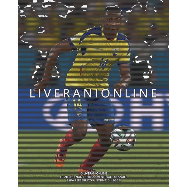 FIFA World Cup Brasile 2014 Gruppo E Rio de Janeiro - 25.06.2014 Ecuador-Francia Nella Foto:Minda Oswaldo /Ph.Vitez-Ag. Aldo Liverani