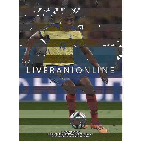 FIFA World Cup Brasile 2014 Gruppo E Rio de Janeiro - 25.06.2014 Ecuador-Francia Nella Foto:Minda Oswaldo /Ph.Vitez-Ag. Aldo Liverani