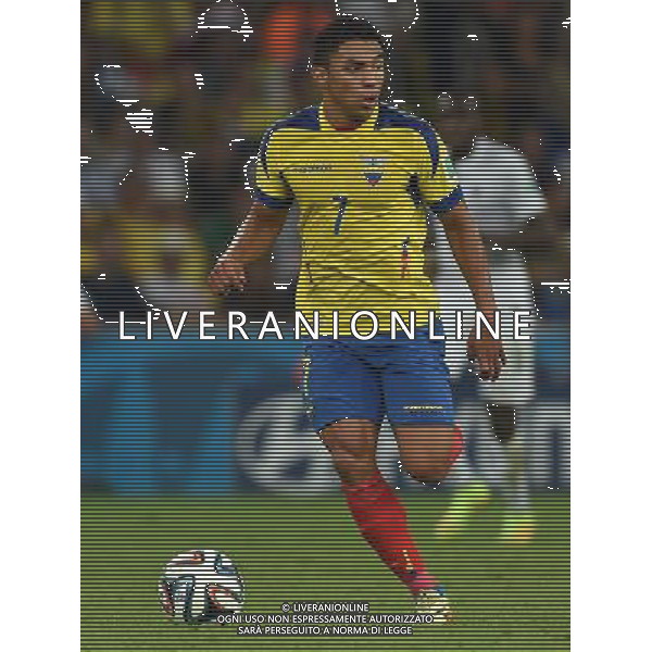 FIFA World Cup Brasile 2014 Gruppo E Rio de Janeiro - 25.06.2014 Ecuador-Francia Nella Foto:Montero Jefferson /Ph.Vitez-Ag. Aldo Liverani