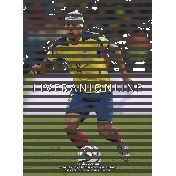 FIFA World Cup Brasile 2014 Gruppo E Rio de Janeiro - 25.06.2014 Ecuador-Francia Nella Foto:Noboa Cristhian /Ph.Vitez-Ag. Aldo Liverani