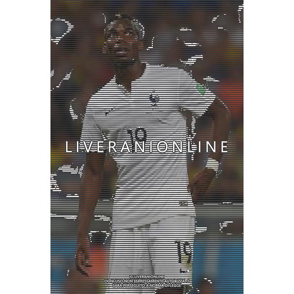 FIFA World Cup Brasile 2014 Gruppo E Rio de Janeiro - 25.06.2014 Ecuador-Francia Nella Foto:Pogba Paul /Ph.Vitez-Ag. Aldo Liverani