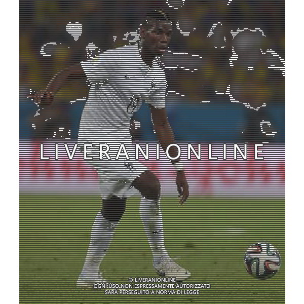 FIFA World Cup Brasile 2014 Gruppo E Rio de Janeiro - 25.06.2014 Ecuador-Francia Nella Foto:Pogba Paul /Ph.Vitez-Ag. Aldo Liverani