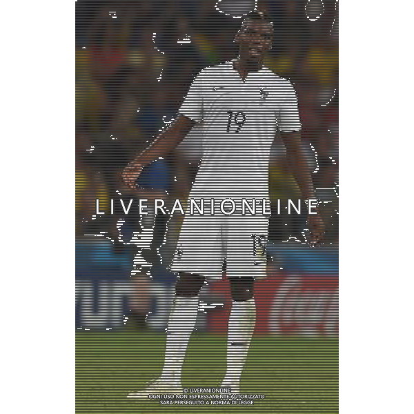 FIFA World Cup Brasile 2014 Gruppo E Rio de Janeiro - 25.06.2014 Ecuador-Francia Nella Foto:Pogba Paul /Ph.Vitez-Ag. Aldo Liverani