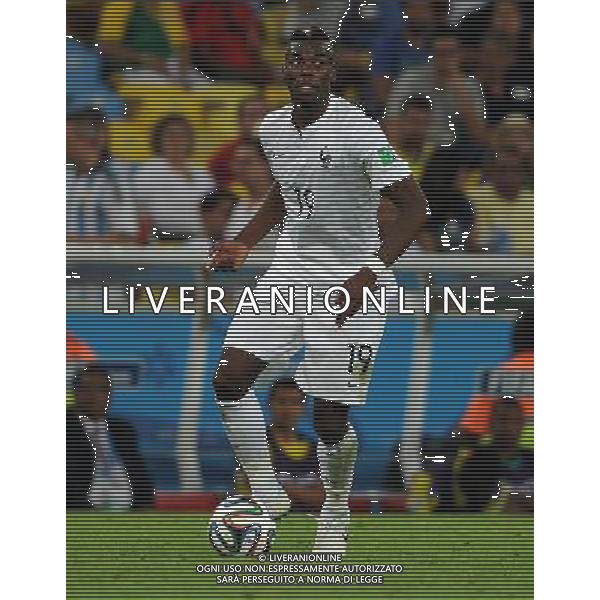 FIFA World Cup Brasile 2014 Gruppo E Rio de Janeiro - 25.06.2014 Ecuador-Francia Nella Foto:Pogba Paul /Ph.Vitez-Ag. Aldo Liverani