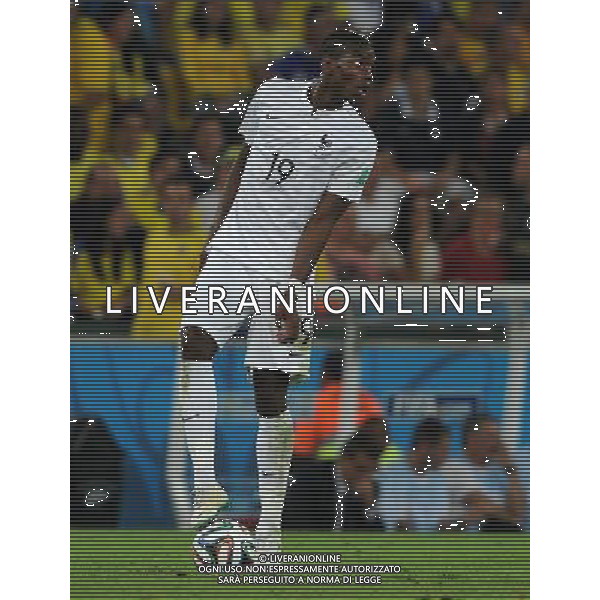 FIFA World Cup Brasile 2014 Gruppo E Rio de Janeiro - 25.06.2014 Ecuador-Francia Nella Foto:Pogba Paul /Ph.Vitez-Ag. Aldo Liverani