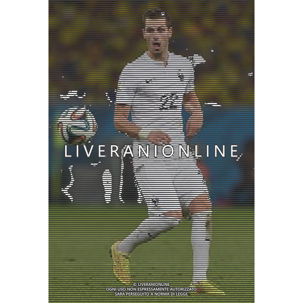 FIFA World Cup Brasile 2014 Gruppo E Rio de Janeiro - 25.06.2014 Ecuador-Francia Nella Foto:Schneiderlin Morgan /Ph.Vitez-Ag. Aldo Liverani