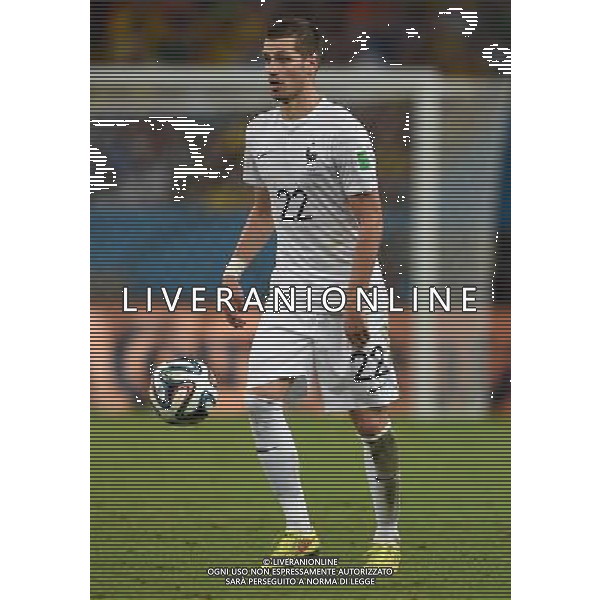 FIFA World Cup Brasile 2014 Gruppo E Rio de Janeiro - 25.06.2014 Ecuador-Francia Nella Foto:Schneiderlin Morgan /Ph.Vitez-Ag. Aldo Liverani