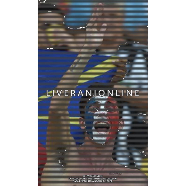 FIFA World Cup Brasile 2014 Gruppo E Rio de Janeiro - 25.06.2014 Ecuador-Francia Nella Foto:Tifosi Francia /Ph.Vitez-Ag. Aldo Liverani