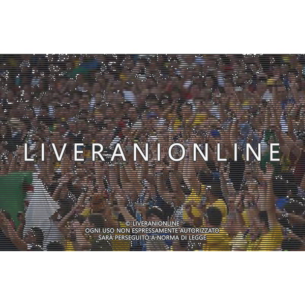 FIFA World Cup Brasile 2014 Gruppo E Rio de Janeiro - 25.06.2014 Ecuador-Francia Nella Foto:Tifosi /Ph.Vitez-Ag. Aldo Liverani