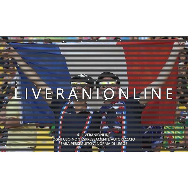 FIFA World Cup Brasile 2014 Gruppo E Rio de Janeiro - 25.06.2014 Ecuador-Francia Nella Foto:Tifosi Francia /Ph.Vitez-Ag. Aldo Liverani