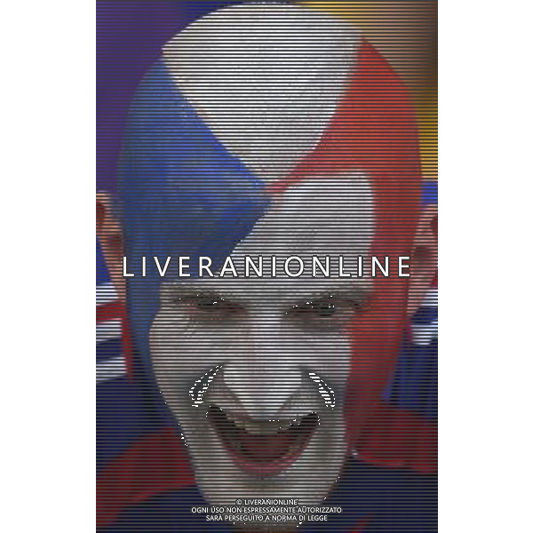 FIFA World Cup Brasile 2014 Gruppo E Rio de Janeiro - 25.06.2014 Ecuador-Francia Nella Foto:Tifosi Francia /Ph.Vitez-Ag. Aldo Liverani