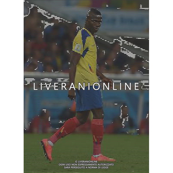 FIFA World Cup Brasile 2014 Gruppo E Rio de Janeiro - 25.06.2014 Ecuador-Francia Nella Foto:Valencia Enner /Ph.Vitez-Ag. Aldo Liverani