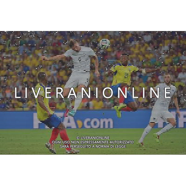 Olivier GIROUD / Gabriel ACHILIER - 25.06.2014 - France / Equateur - Coupe du Monde 2014 - Photo : Dave Winter / Icon Sport AG ALDOL IVERANI SAS ONLY ITALY
