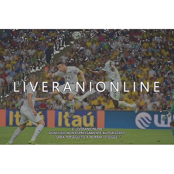 Paul POGBA / Laurent KOSCIELNY - 25.06.2014 - France / Equateur - Coupe du Monde 2014 - Photo : Dave Winter / Icon Sport AG ALDOL IVERANI SAS ONLY ITALY