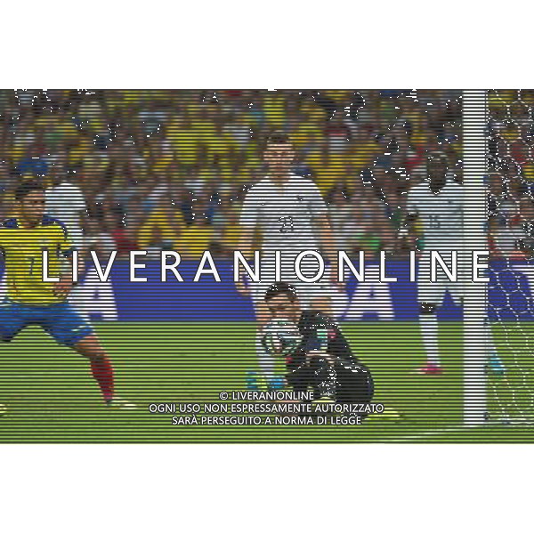 Arret de Hugo LLORIS - 25.06.2014 - France / Equateur - Coupe du Monde 2014 - Photo : Dave Winter / Icon Sport AG ALDOL IVERANI SAS ONLY ITALY