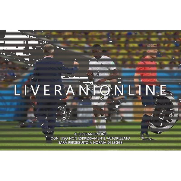 Blaise MATUIDI / Didier DESCHAMPS - 25.06.2014 - France / Equateur - Coupe du Monde 2014 - Photo : Dave Winter / Icon Sport AG ALDOL IVERANI SAS ONLY ITALY