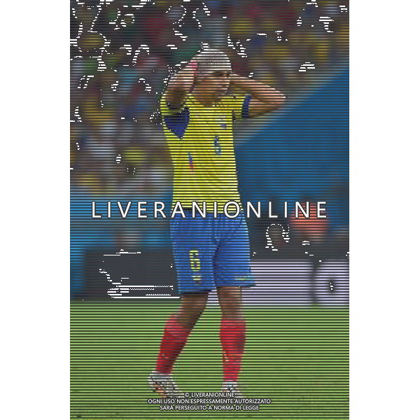 Cristian NOBOA - 25.06.2014 - France / Equateur - Coupe du Monde 2014 - Photo : Dave Winter / Icon Sport AG ALDOL IVERANI SAS ONLY ITALY