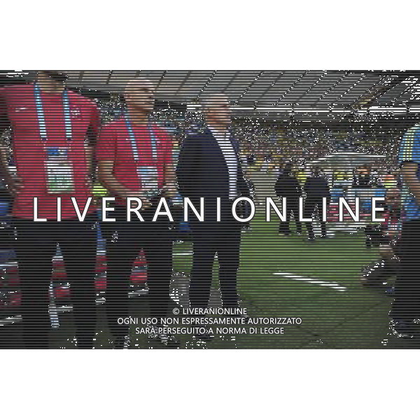 Didier DESCHAMPS / Guy STEPHAN - 25.06.2014 - France / Equateur - Coupe du Monde 2014 - Photo : Dave Winter / Icon Sport AG ALDOL IVERANI SAS ONLY ITALY