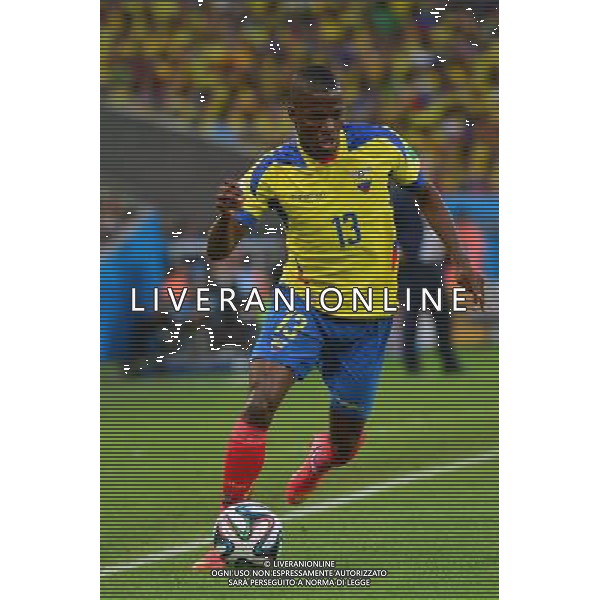 Enner VALENCIA - 25.06.2014 - France / Equateur - Coupe du Monde 2014 - Photo : Dave Winter / Icon Sport AG ALDOL IVERANI SAS ONLY ITALY