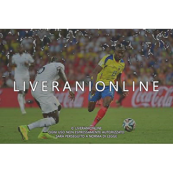 Enner VALENCIA - 25.06.2014 - France / Equateur - Coupe du Monde 2014 - Photo : Dave Winter / Icon Sport AG ALDOL IVERANI SAS ONLY ITALY