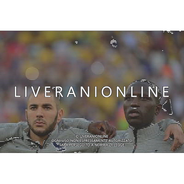 Karim BENZEMA / Moussa SISSOKO - 25.06.2014 - France / Equateur - Coupe du Monde 2014 - Photo : Dave Winter / Icon Sport AG ALDOL IVERANI SAS ONLY ITALY