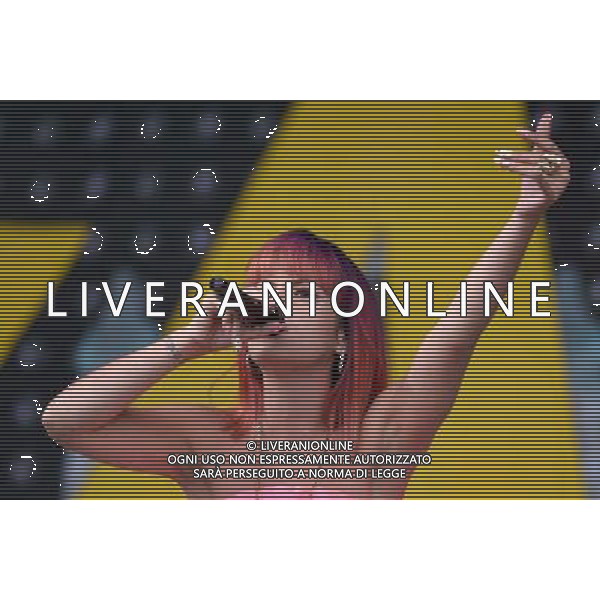 Pilton, UK, 27/06/2014 : Performances at Glastonbury Festival . Lily Allen plays. Person Pictured: Lily Allen. Lily Rose Beatrice Cooper. AG ALDO LIVERANI SAS ONLY ITALY
