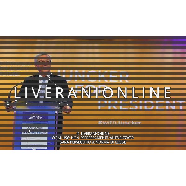(140627) -- BRUSSELS, June 27, 2014 () -- Filed photo taken on May 25, 2014 shows Jean-Claude Juncker speaks at a press conference in Brussels, Belgium. European Union (EU) leaders decided on Friday to nominate Jean-Claude Juncker as next European Commission president at the summit held Friday in Brussels. (/Gong Bing) ©PHOTOSHOT/Agenzia Aldo Liverani sas - ITALY ONLY - EDITORIAL USE ONLY