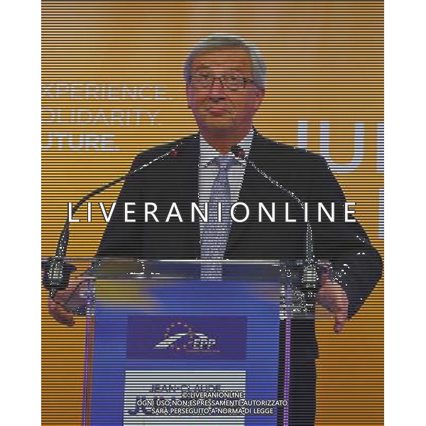 (140627) -- BRUSSELS, June 27, 2014 () -- Filed photo taken on May 25, 2014 shows Jean-Claude Juncker speaks at a press conference in Brussels, Belgium. European Union (EU) leaders decided on Friday to nominate Jean-Claude Juncker as next European Commission president at the summit held Friday in Brussels. (/Gong Bing) ©PHOTOSHOT/Agenzia Aldo Liverani sas - ITALY ONLY - EDITORIAL USE ONLY