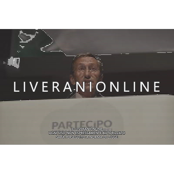 Gianfranco Fini alla convention del movimento \'Partecipa\' organizzato come ritorno ufficiale in politica all\'Eur di Roma 28 giugno 2014 ©Corradetti/AGENZIA ALDO LIVERANI SAS