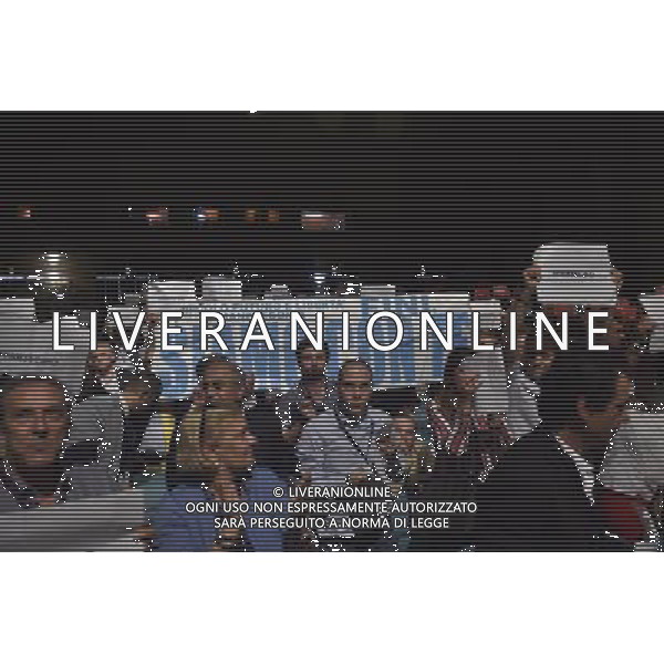 Gianfranco Fini alla convention del movimento \'Partecipa\' organizzato come ritorno ufficiale in politica all\'Eur di Roma 28 giugno 2014 ©Corradetti/AGENZIA ALDO LIVERANI SAS