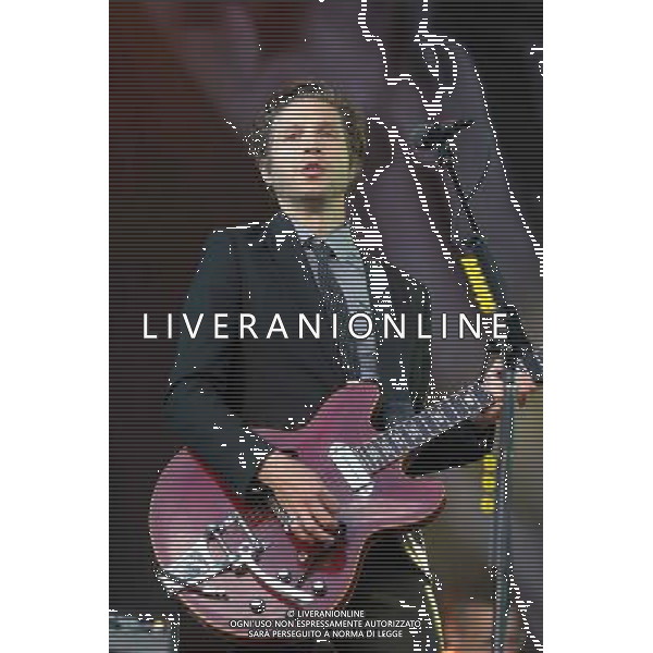 Pilton, UK, 27/06/2014 : Performances at Glastonbury Festival . Interpol plays. Person Pictured: Daniel Kessler. ©PHOTOSHOT/Agenzia Aldo Liverani sas - ITALY ONLY - EDITORIAL USE ONLY