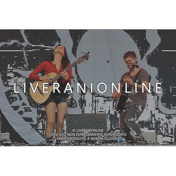 Rodrigo y Gabriela performs at Glastonbury Festival 2014, Worthy Farm, Pilton, Somerset, UK on Friday 27th June 2014. ©PHOTOSHOT/Agenzia Aldo Liverani sas - ITALY ONLY - EDITORIAL USE ONLY