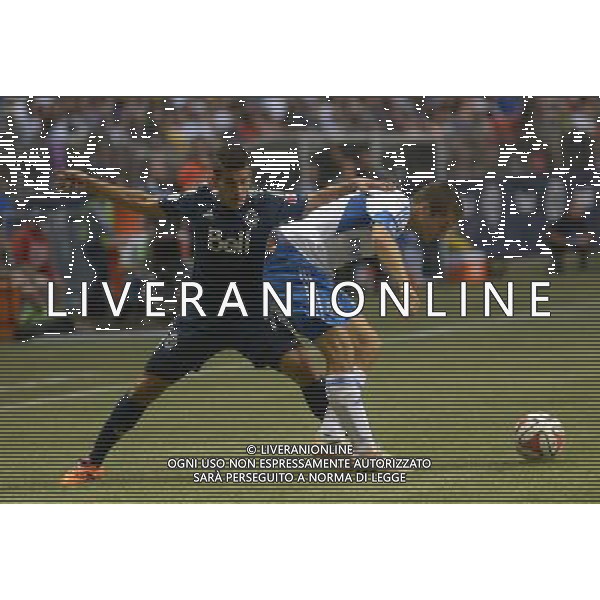 Montreal Impact\' Karl W. Ouimette (R) vies with Vancouver Whitecaps\' Sebasti·n Fern·ndez during their MLS soccer match at BC Place in Vancouver, Canada, on June 25, 2014. Vancouver Whitecaps 0-0 draw with the Montreal Impact. ©PHOTOSHOT/Agenzia Aldo Liverani sas - ITALY ONLY - EDITORIAL USE ONLY