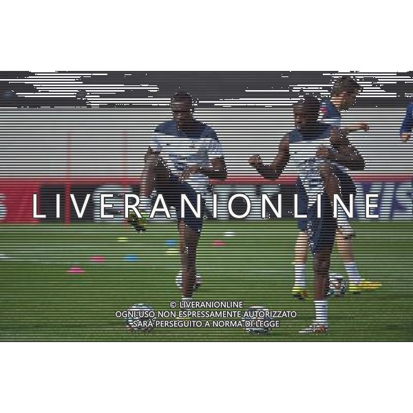 Blaise MATUIDI / Rio MAVUBA - 28.06.2014 - Entrainement Equipe de France - Coupe du Monde 2014 Photo : Dave Winter / Icon Sport AG ALDO LIVERANI SAS ONLY ITALY
