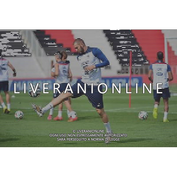 Karim BENZEMA - 28.06.2014 - Entrainement Equipe de France - Coupe du Monde 2014 Photo : Dave Winter / Icon Sport AG ALDO LIVERANI SAS ONLY ITALY