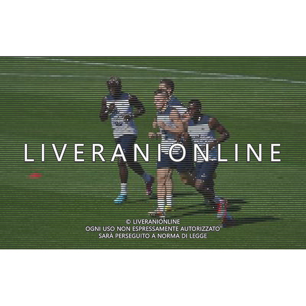 Groupe France - Lucas DIGNE / Blaise MATUIDI - 27.06.2014 - Entrainement Equipe de France - Coupe du Monde 2014 - Photo : Dave Winter / Icon Sport