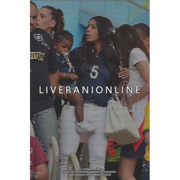 Mazda MAGUI (femme de Mamadou SAKHO) - 25.06.2014 - France / Equateur - Coupe du Monde 2014 - Photo : Dave Winter / Icon Sport AG ALDO LIVERANI SAS ONLY ITALY