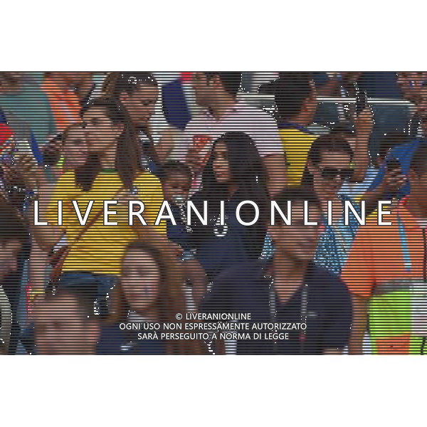 Mazda MAGUI (femme de Mamadou SAKHO) - 25.06.2014 - France / Equateur - Coupe du Monde 2014 - Photo : Dave Winter / Icon Sport AG ALDO LIVERANI SAS ONLY ITALY