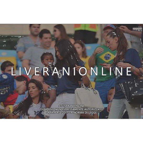 Mazda MAGUI (femme de Mamadou SAKHO) - 25.06.2014 - France / Equateur - Coupe du Monde 2014 - Photo : Dave Winter / Icon Sport AG ALDO LIVERANI SAS ONLY ITALY