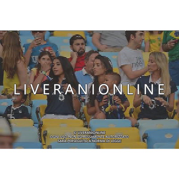 Mazda MAGUI (femme de Mamadou SAKHO) / Ludivine SAGNA / Sandra EVRA - 25.06.2014 - France / Equateur - Coupe du Monde 2014 - Photo : Dave Winter / Icon Sport AG ALDO LIVERANI SAS ONLY ITALY