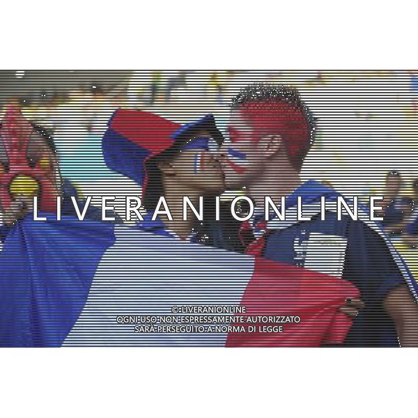 Supporters de France - 25.06.2014 - France / Equateur - Coupe du Monde 2014 - Photo : Dave Winter / Icon Sport AG ALDO LIVERANI SAS ONLY ITALY