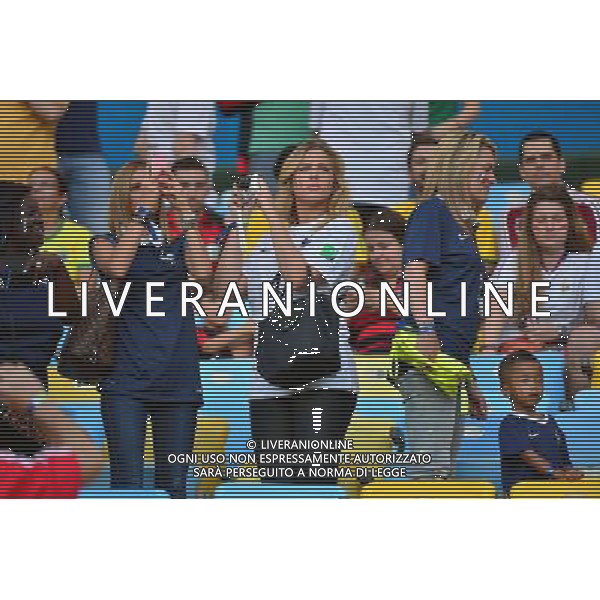 Camille TYTGAT (copine de Raphael VARANE) / Ludivine DEBUCHY - 25.06.2014 - France / Equateur - Coupe du Monde 2014 - Photo : Dave Winter / Icon Sport AG ALDO LIVERANI SAS ONLY ITALY