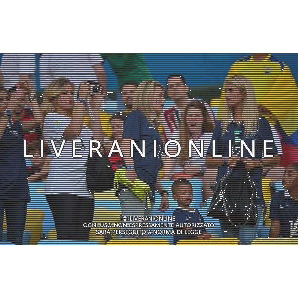 Camille TYTGAT (copine de Raphael VARANE) / Ludivine DEBUCHY / Elodie MAVUBA - 25.06.2014 - France / Equateur - Coupe du Monde 2014 - Photo : Dave Winter / Icon Sport AG ALDO LIVERANI SAS ONLY ITALY